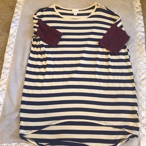 EUC Lularoe striped Irma size XS